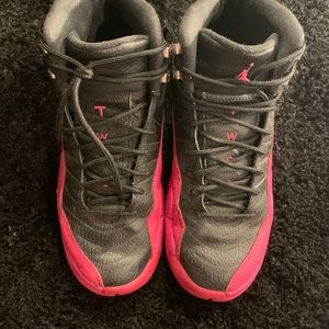 jordan 12s (pink) -used condition
